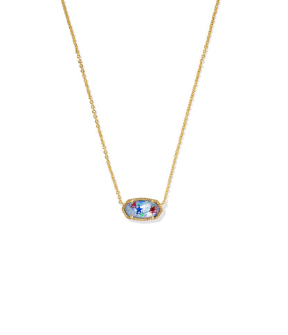 Kendra Scott Elisa Pendant Necklace for Women, Fashion Jewelry, 14k Gold-Plated
