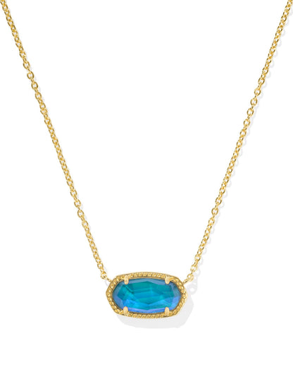 Kendra Scott Elisa Pendant Necklace for Women, Fashion Jewelry, 14k Gold-Plated