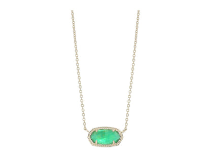 Kendra Scott Elisa Pendant Necklace for Women, Fashion Jewelry, 14k Gold-Plated