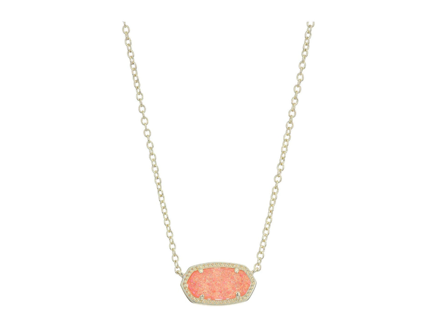 Kendra Scott Elisa Pendant Necklace for Women, Fashion Jewelry, 14k Gold-Plated