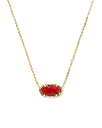 Kendra Scott Elisa Pendant Necklace for Women, Fashion Jewelry, 14k Gold-Plated